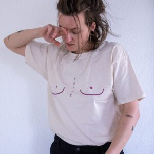 Privé Tiet-shirt Naturel